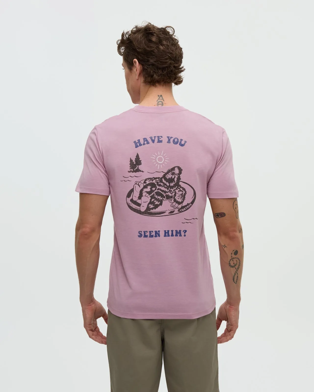 Tentree Men's Have You Seen Him Floatie T-Shirt sold by Prfo