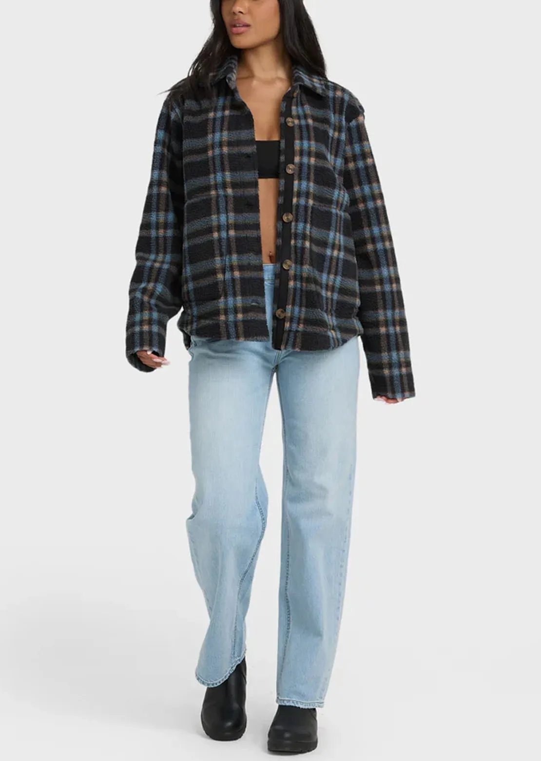 Billabong Women's Breezy Sherpa Shacket sold by Prfo product image thumbnail 5