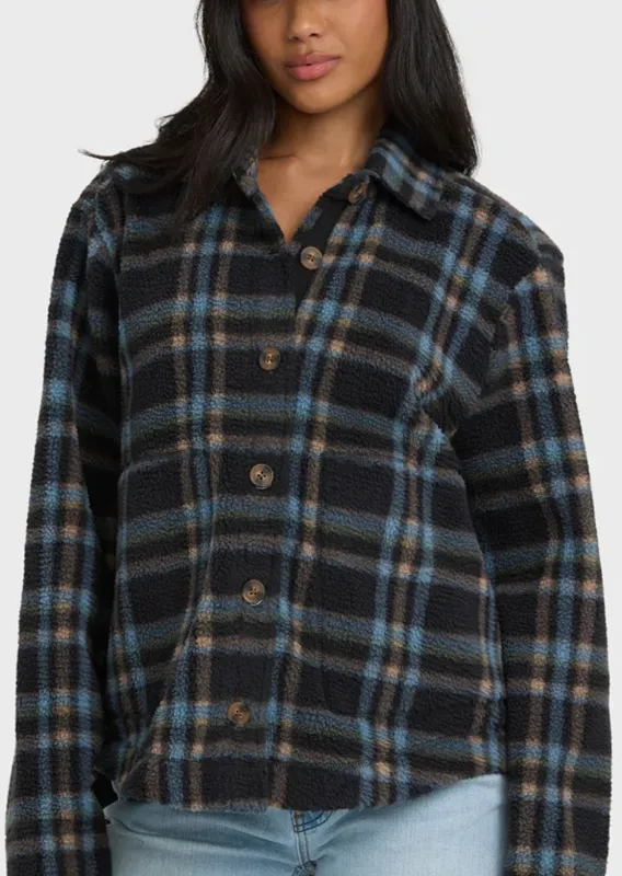 Billabong Women's Breezy Sherpa Shacket made by Billabong