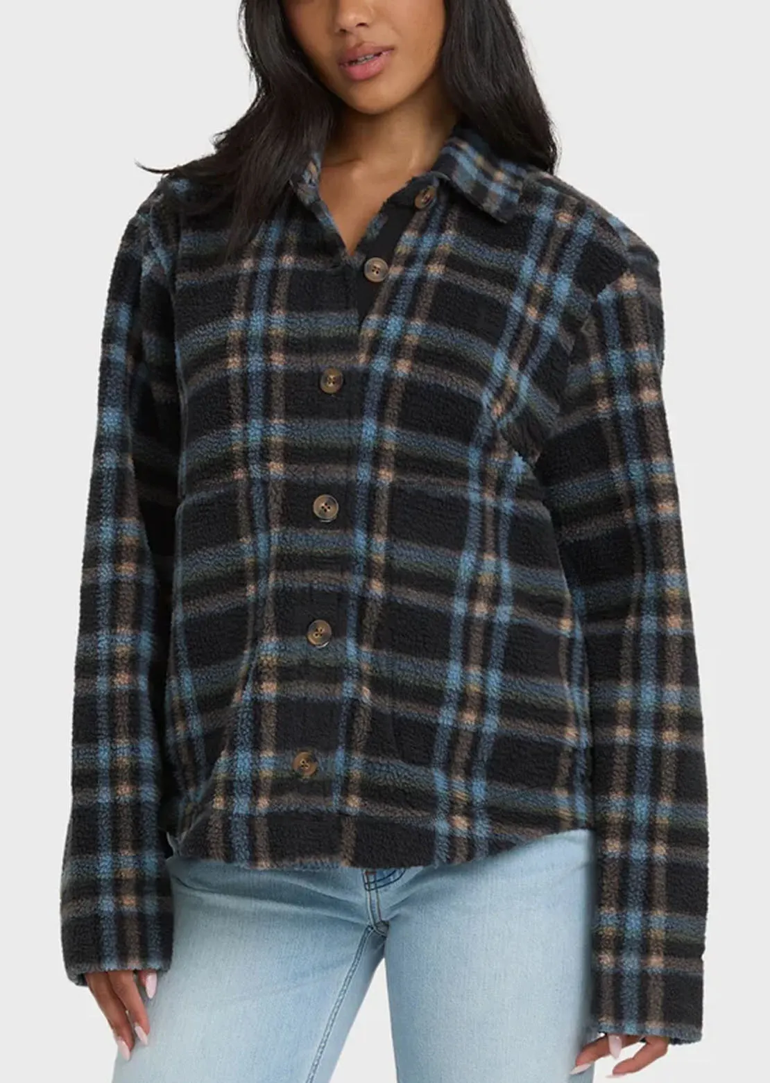Billabong Women's Breezy Sherpa Shacket sold by Prfo product image thumbnail 3