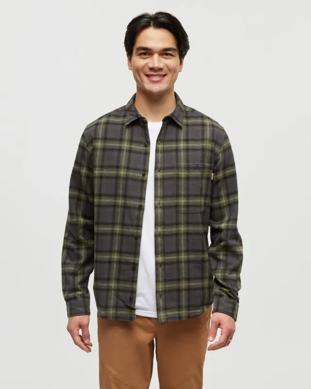 Tentree Men's Forest Flannel Shirt made by tentree