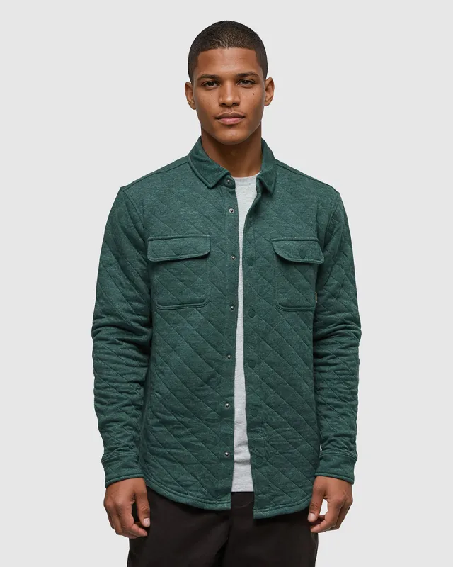 Quilted Colville Overshirt made by tentree
