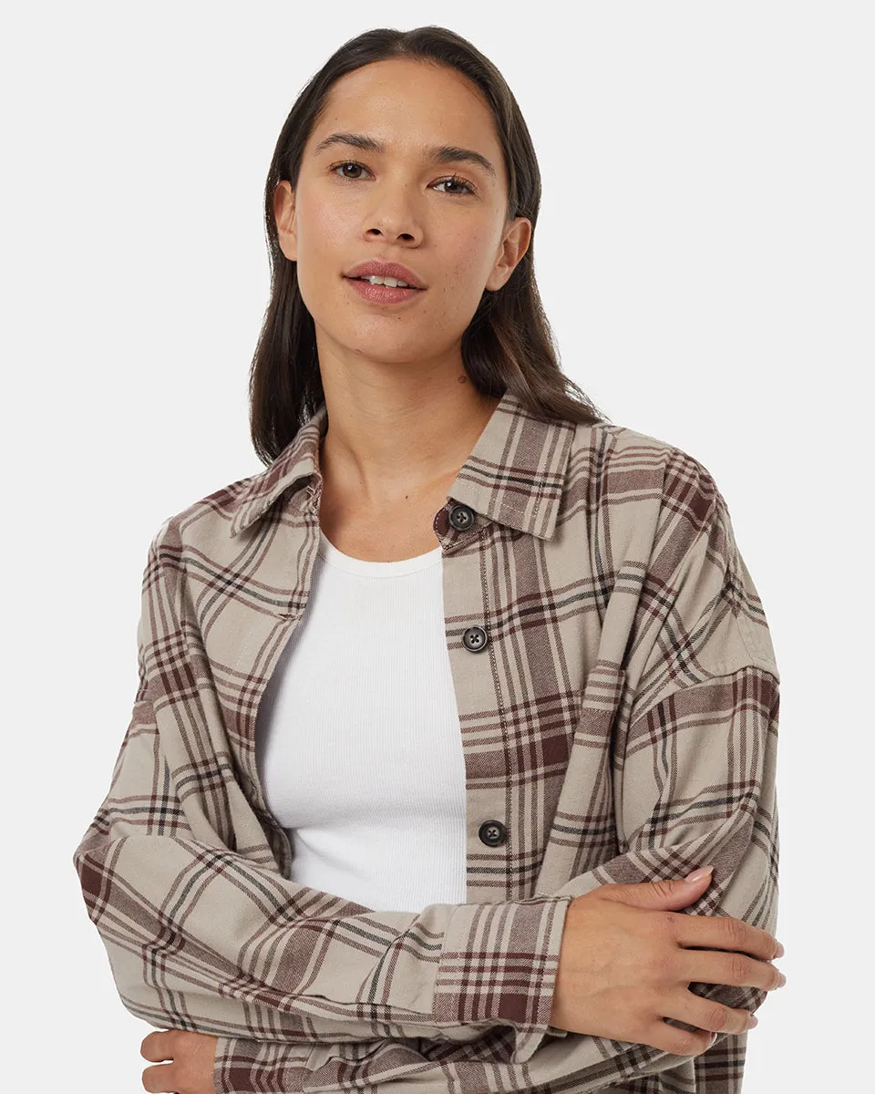 Tentree Women's Fernwood Flannel Shirt sold by Prfo product image thumbnail 4
