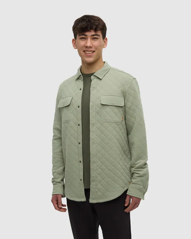 Quilted Colville Overshirt made by tentree