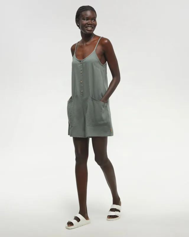 Hemp Laurel Romper made by tentree