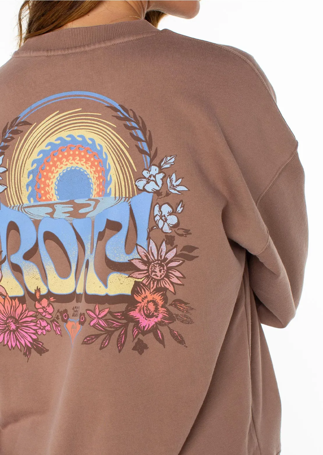 Roxy Women's Lineup Oversized Crewneck Sweater sold by Prfo product image thumbnail 4