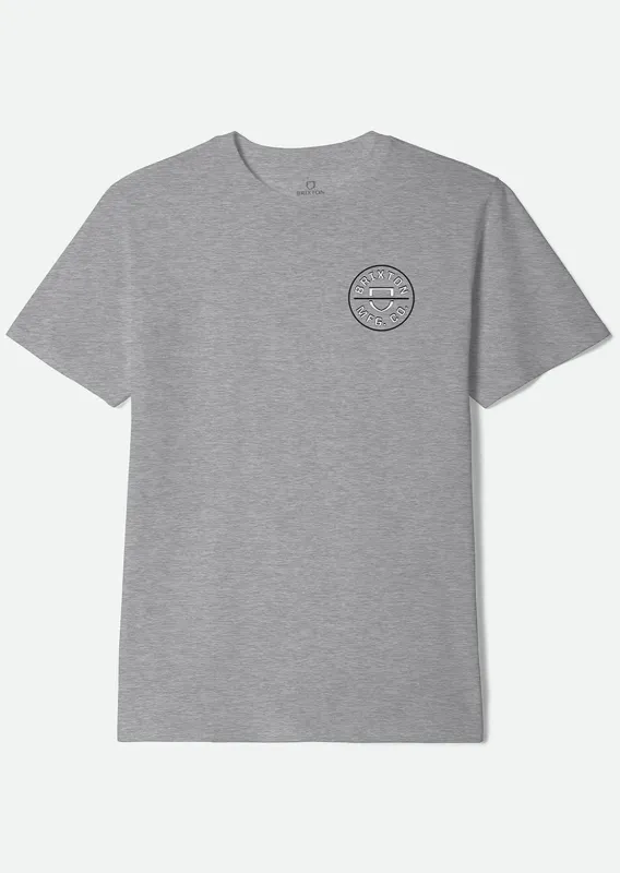 Brixton Men's Crest II Standard T-Shirt made by Brixton
