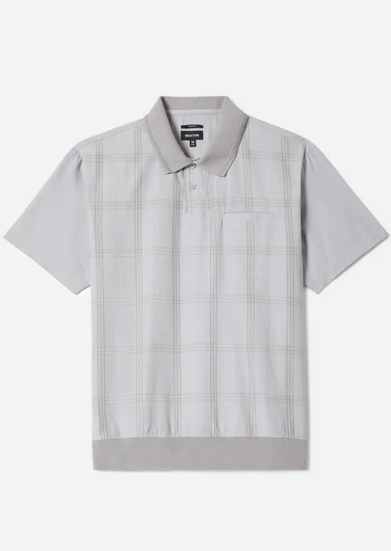 Brixton Men's Trolly Jacquard Weekend Polo made by Brixton