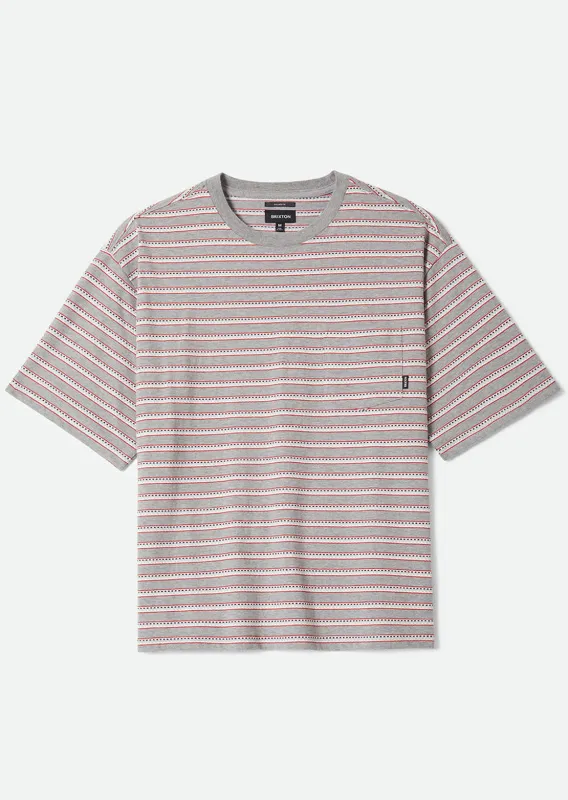 Brixton Men's Poolside Pique Box Crop T-shirt made by Brixton