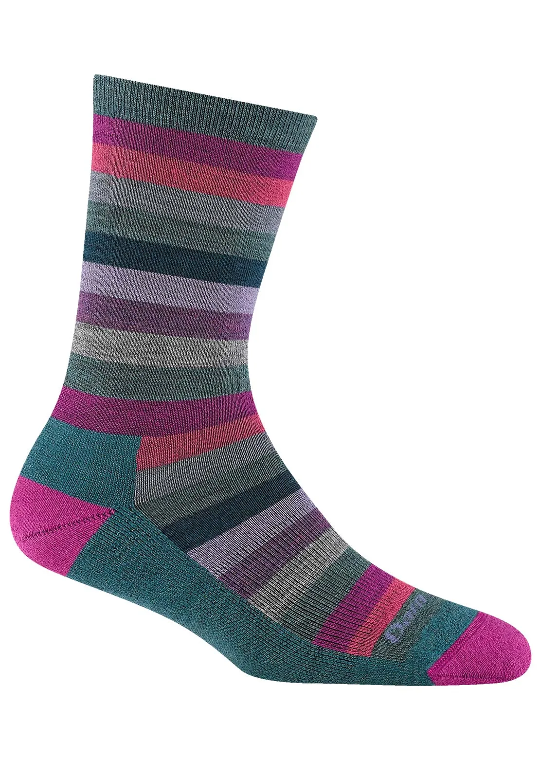 Darn Tough Women's Mystic Stripe Crew Lightweight with Cushion Socks sold by Prfo