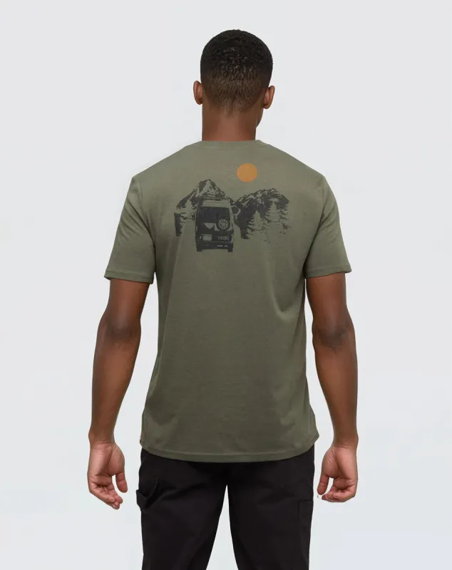 Tentree Men's Mountain Pass T-Shirt made by tentree