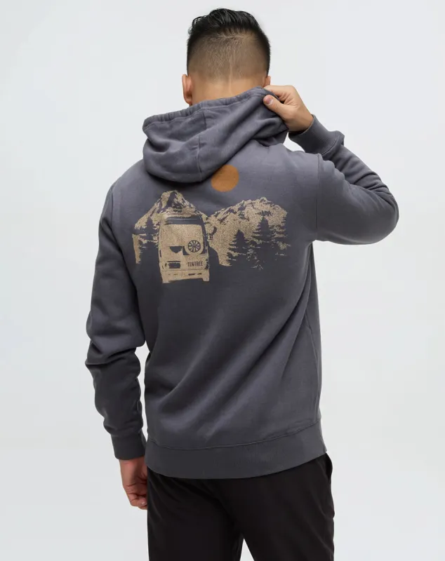 Tentree Men's Mountain Pass Full Zip Hoodie made by tentree