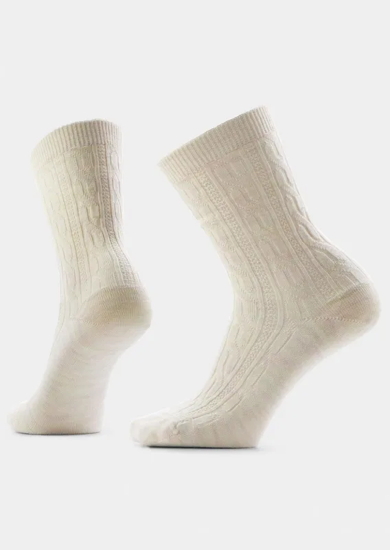 Smartwool Women's Everyday Cable Crew Socks made by Smartwool