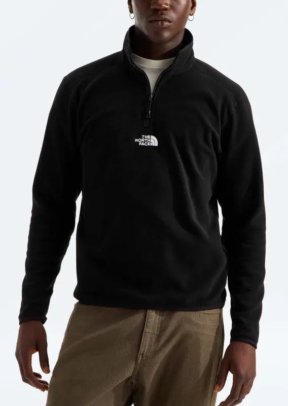 The North Face Men's Glacier 1/4 Zip Embroidered Logo Sweater made by The North Face