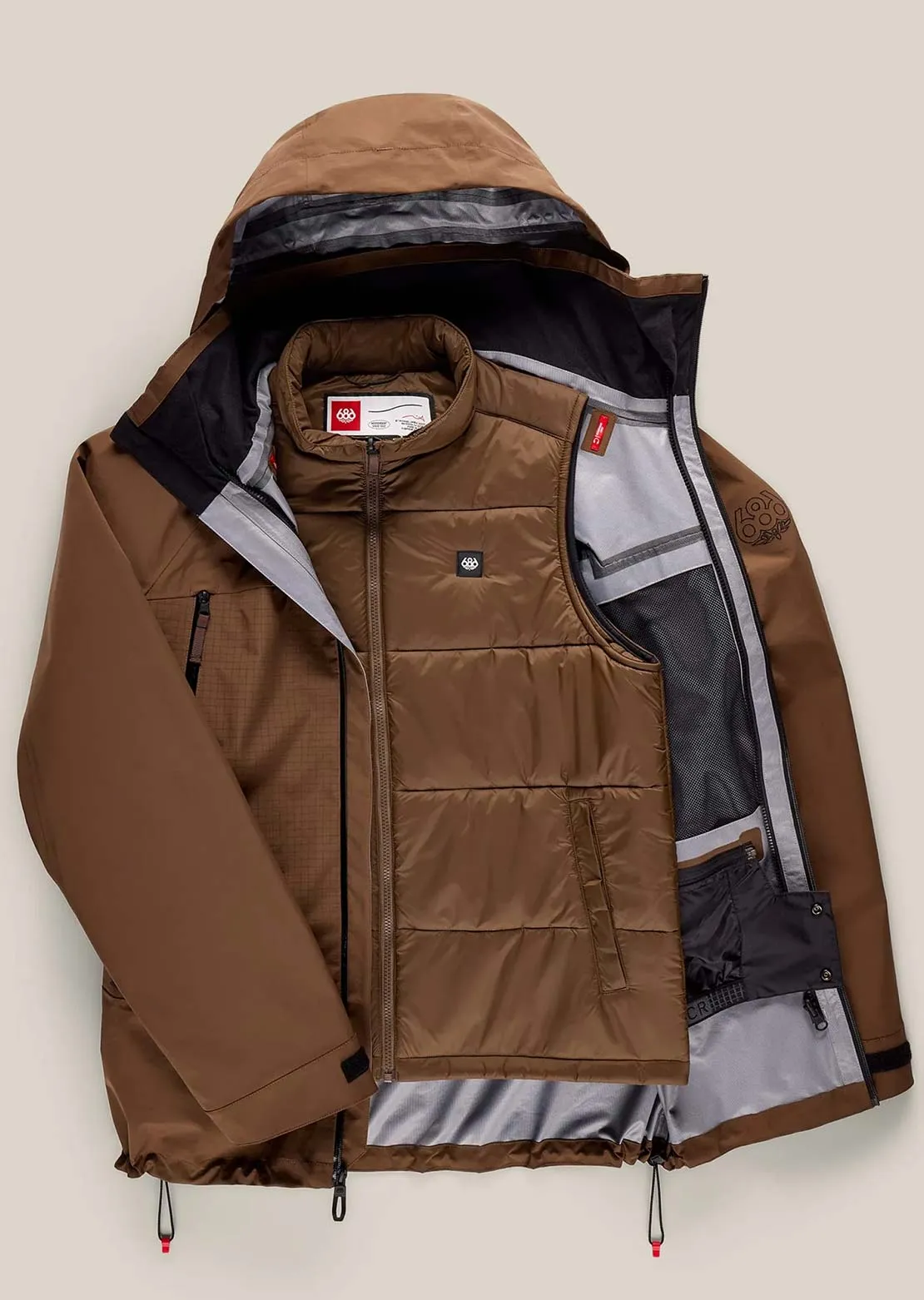 686 Men's Smarty 3-In-1 Rodeo 3L Jacket sold by Prfo product image thumbnail 5