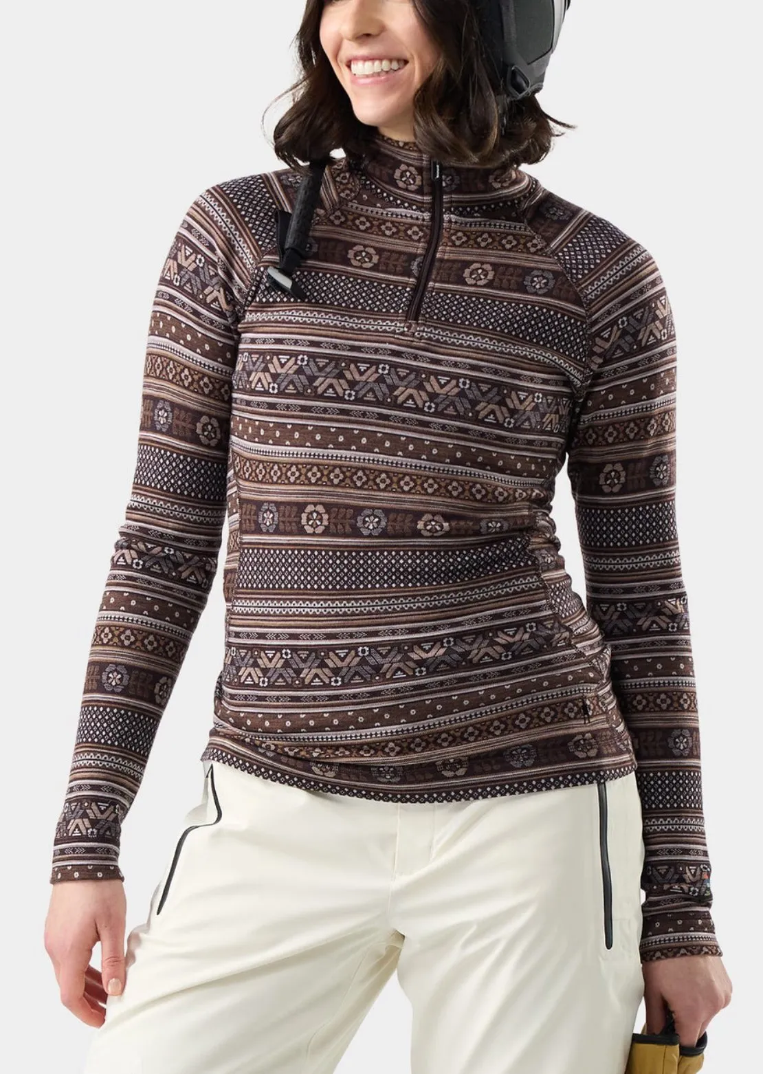 Smartwool Women's Classic Thermal Merino 1/4 Zip Boxed Base Layer Top sold by Prfo product image thumbnail 2