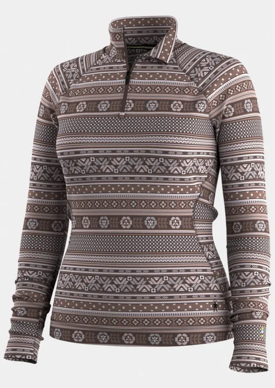 Smartwool Women's Classic Thermal Merino 1/4 Zip Boxed Base Layer Top made by Smartwool