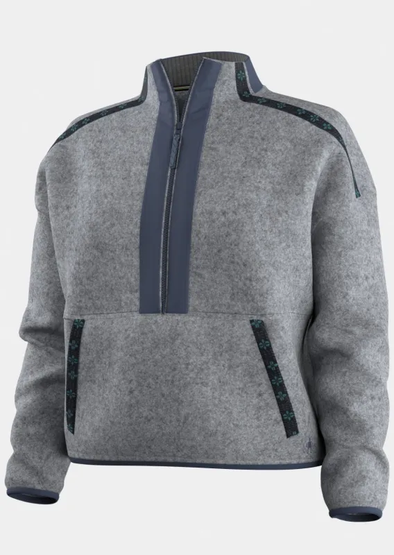 Smartwool Women's Second Cut Fleece 1/2 Zip Long Sleeve made by Smartwool