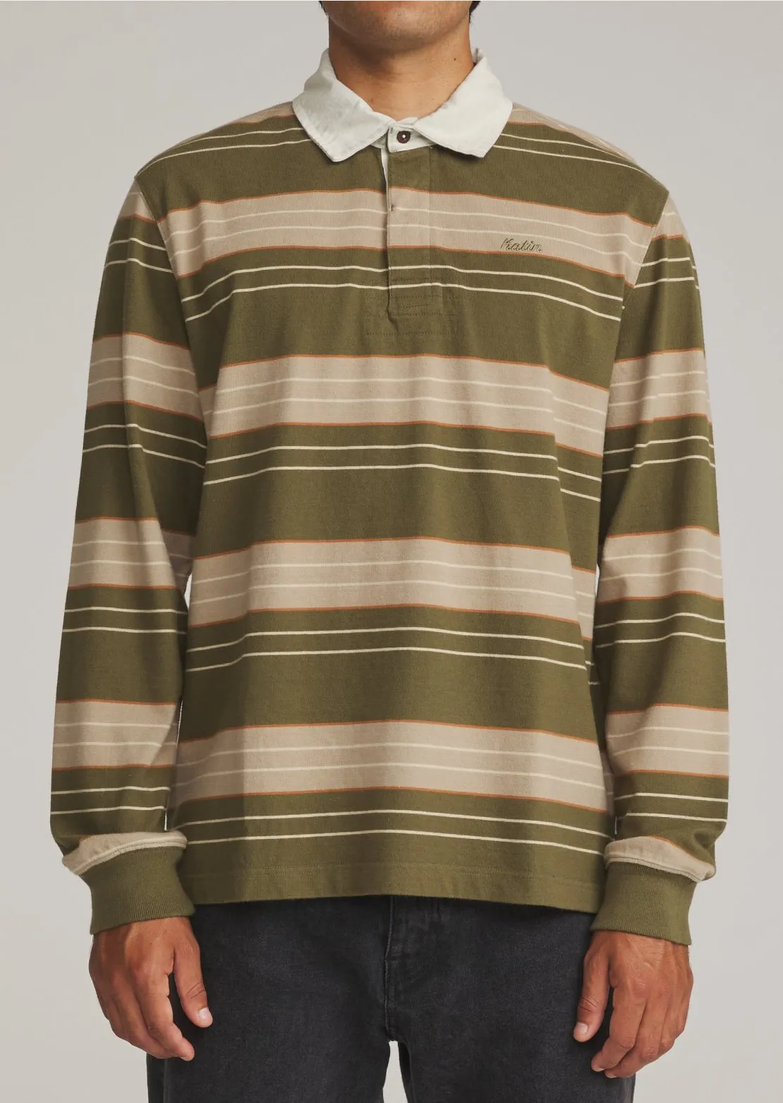 Katin Men's Greg Long Sleeve Rugby Polo sold by Prfo