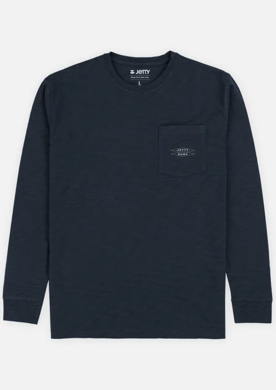 Jetty Men's Sedge Slub Long Sleeve made by JETTY