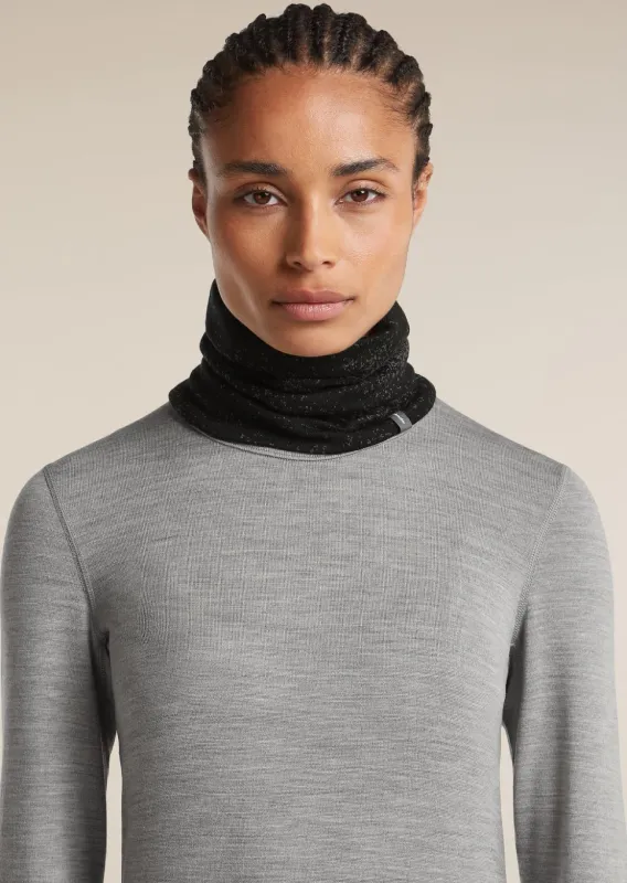 Icebreaker Unisex Merino 260 Oasis Vertex Reversible Chillwave Chute Neckwear made by Icebreaker