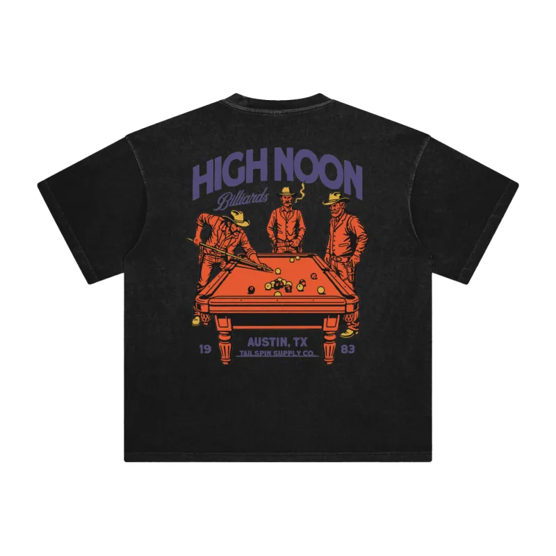 High Noon Billiards T-Shirt made by Tailspin Supply Co.