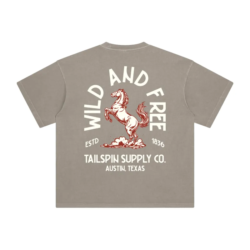 Wild and Free T-Shirt made by Tailspin Supply Co.