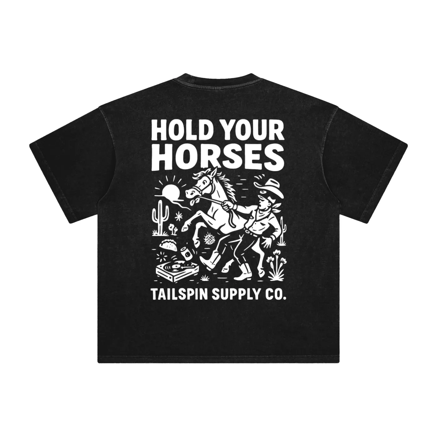 Hold Your Horses T-Shirt sold by Tailspin Supply Co. product image thumbnail 2