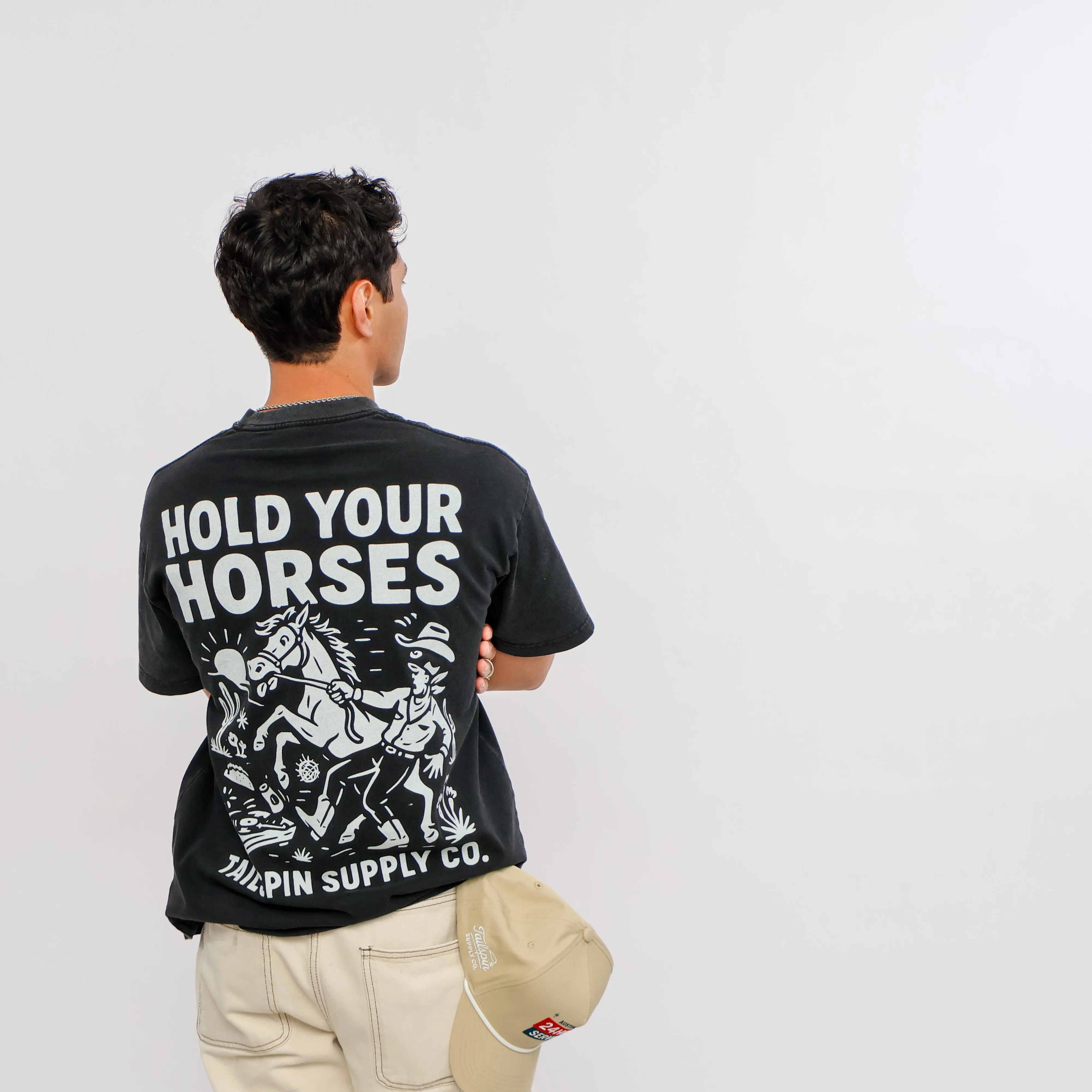 Hold Your Horses T-Shirt sold by Tailspin Supply Co. product image thumbnail 4