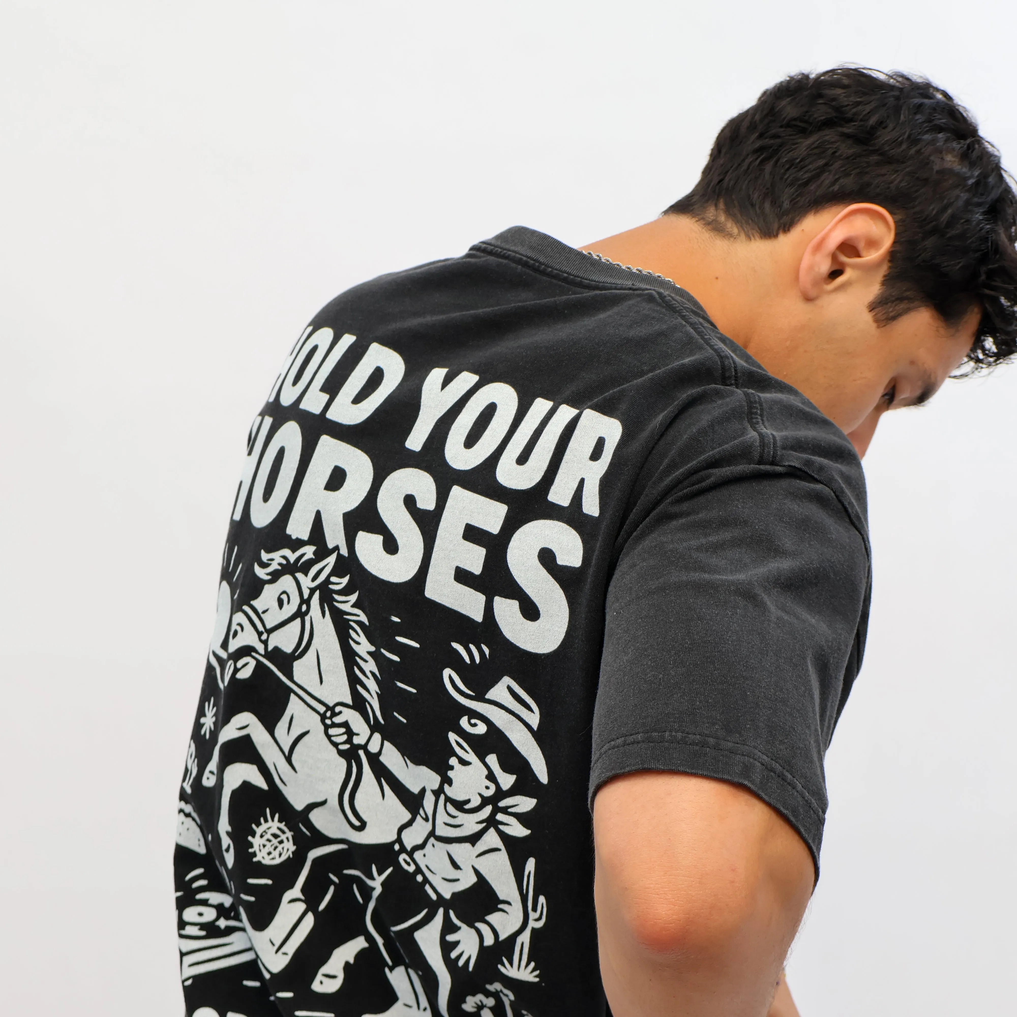Hold Your Horses T-Shirt sold by Tailspin Supply Co. product image thumbnail 5
