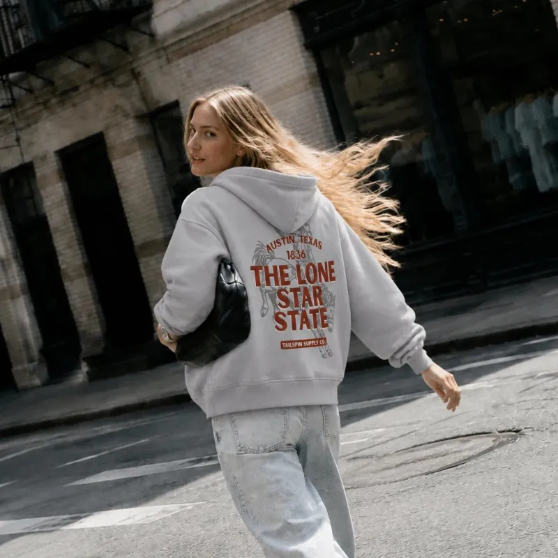 Lone Star State Hoodie made by Tailspin Supply Co.