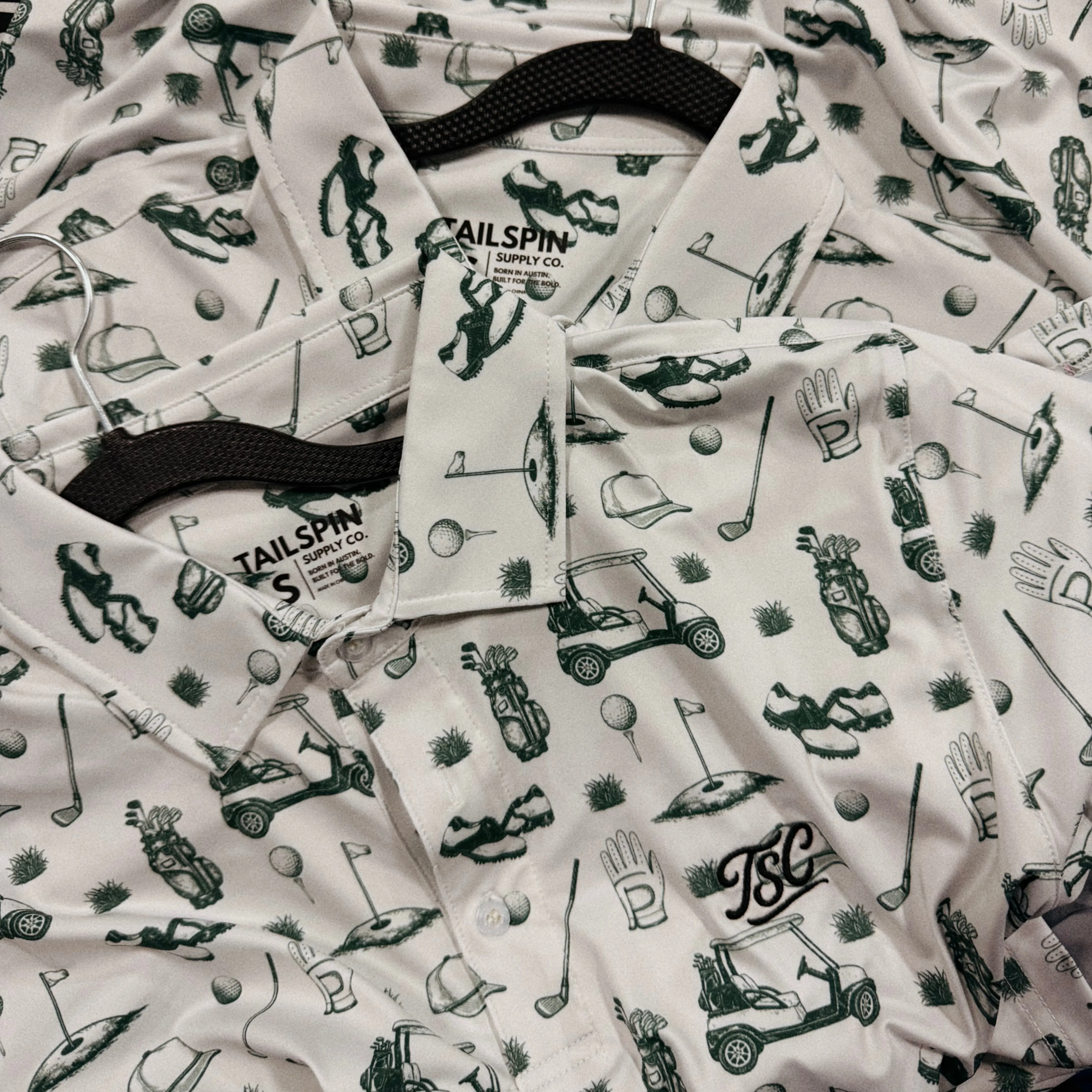 Country Clubbin' Performance Golf Polo sold by Tailspin Supply Co. product image thumbnail 2