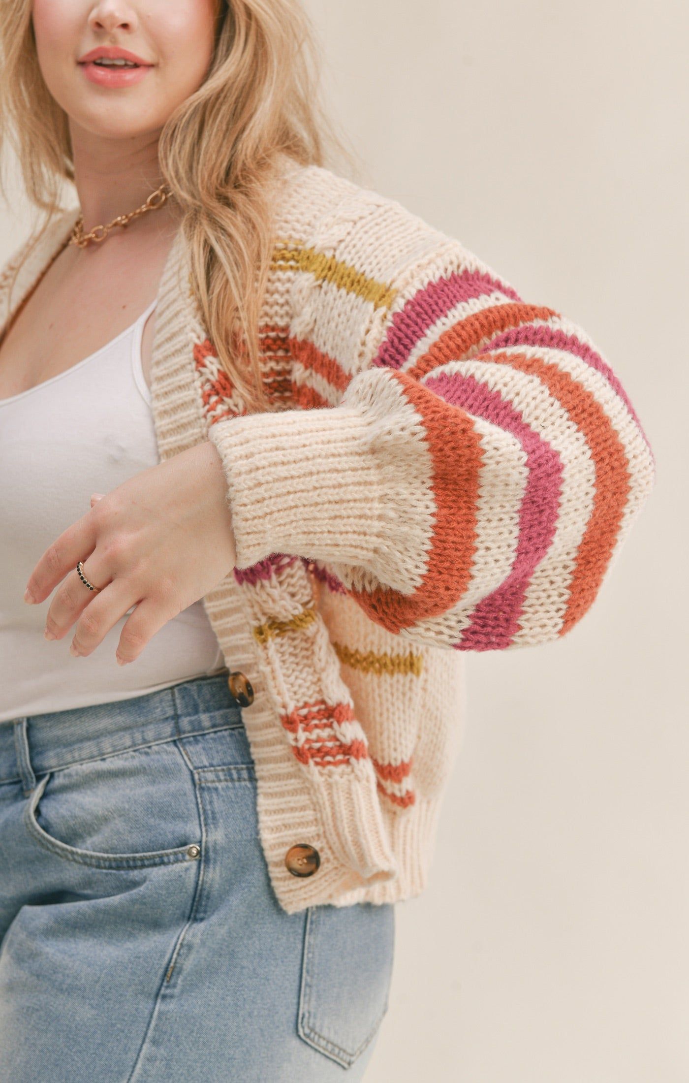 CURVE Ruby Striped Sweater sold by Valencia Boutique product image thumbnail 2