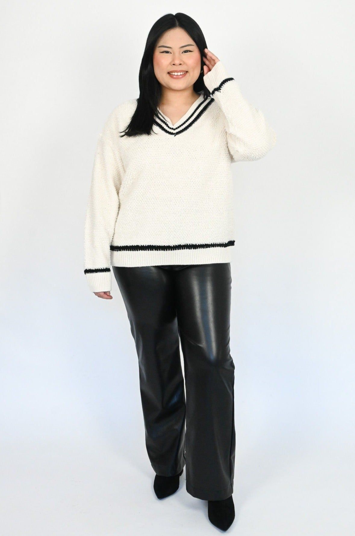 Varsity Sweater sold by Valencia Boutique product image thumbnail 3