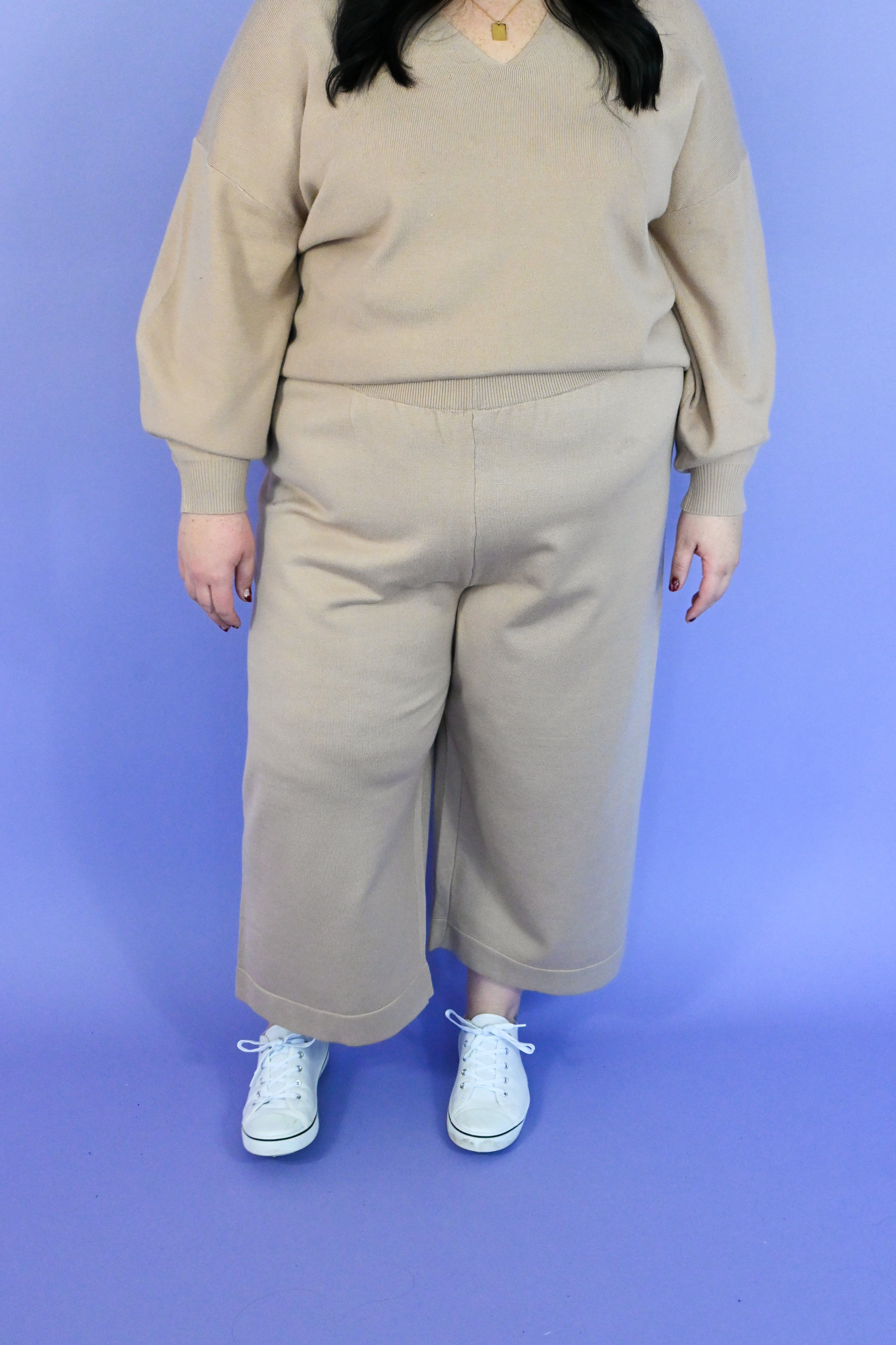 CURVE Knit Cropped Pant sold by Valencia Boutique product image thumbnail 2