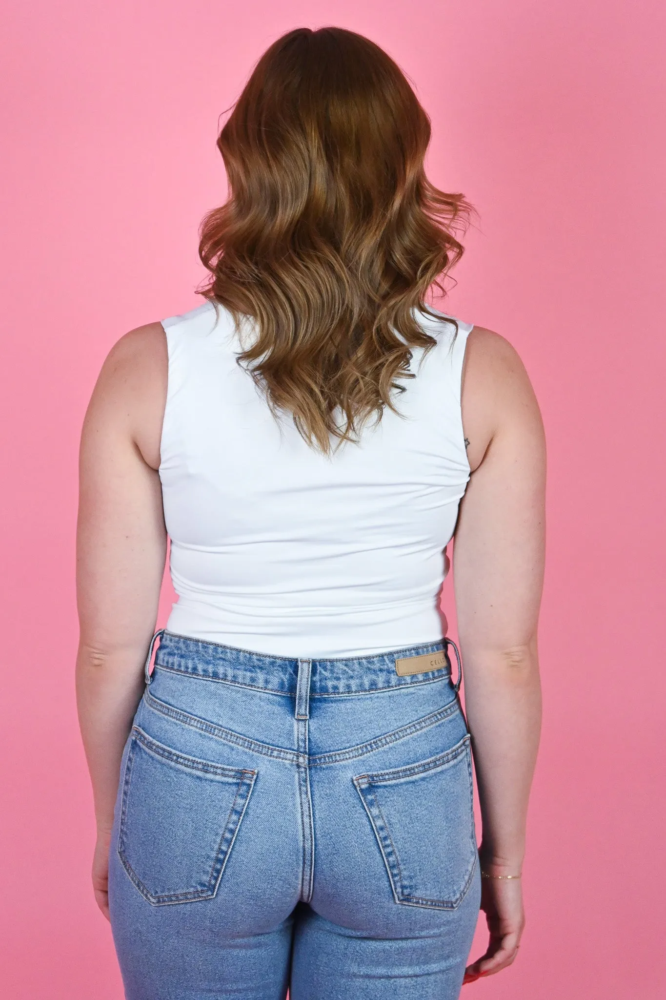 Clare Square Neck Bodysuit (2 colors) sold by Valencia Boutique product image thumbnail 2