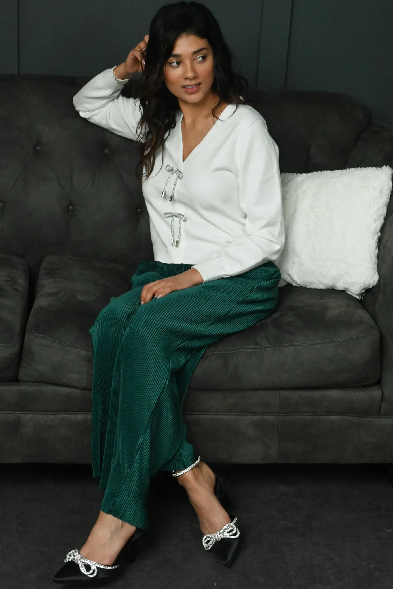 Plisse Pants sold by Valencia Boutique