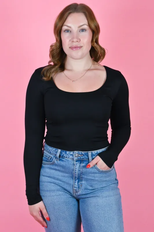 Sophie LS Top sold by Valencia Boutique