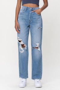 High Rise Mom Jean sold by Valencia Boutique