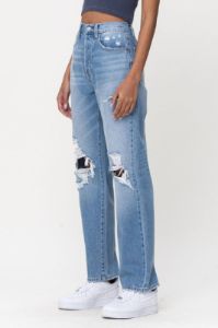 High Rise Mom Jean sold by Valencia Boutique
