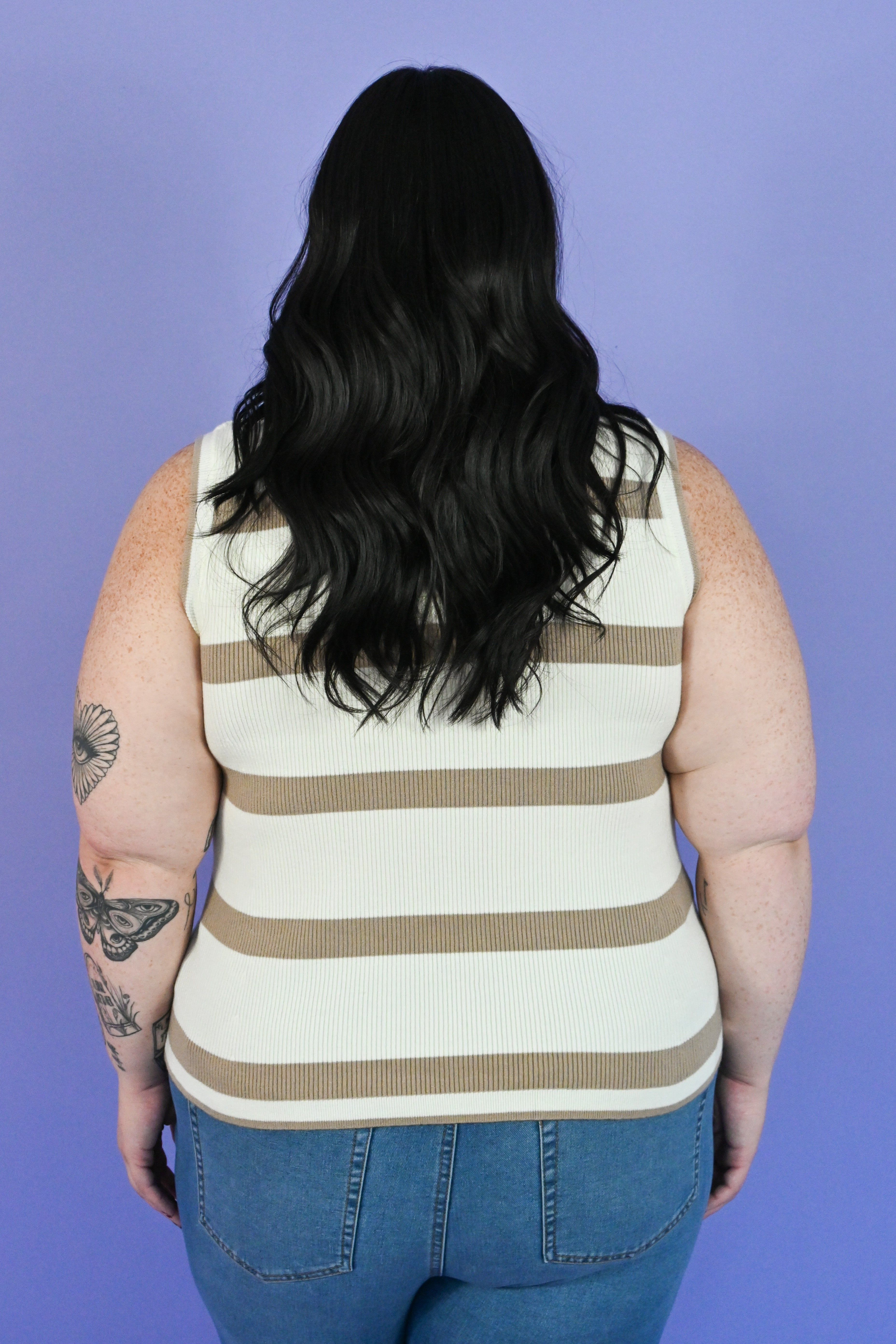 Striped Knit Top (S-3X) sold by Valencia Boutique product image thumbnail 7