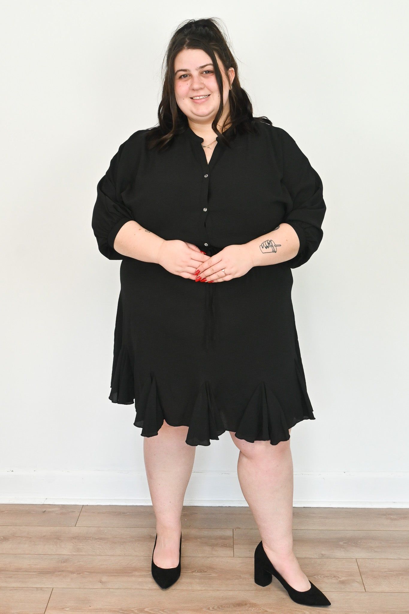 CURVE Flouncy Mini Dress sold by Valencia Boutique product image thumbnail 2