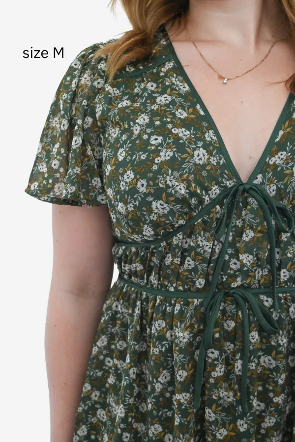 Ditsy Floral Fit & Flare Dress sold by Valencia Boutique product image thumbnail 3