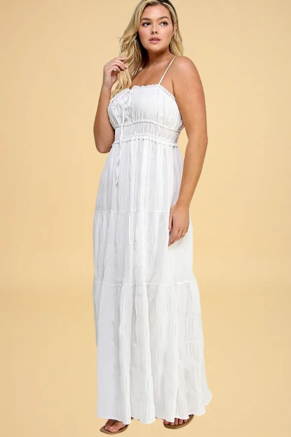CURVE Tie-Front Maxi Dress sold by Valencia Boutique product image thumbnail 3