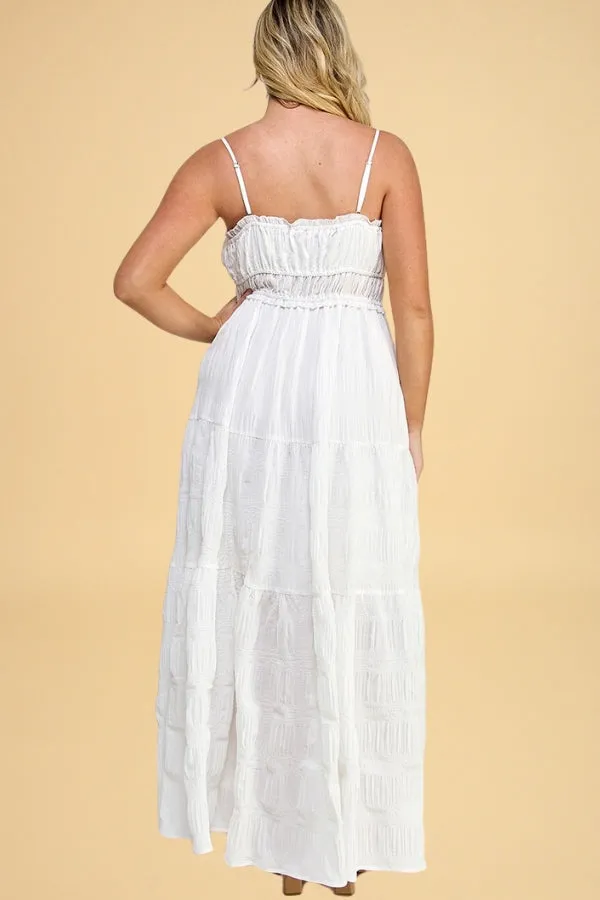 CURVE Tie-Front Maxi Dress sold by Valencia Boutique product image thumbnail 4