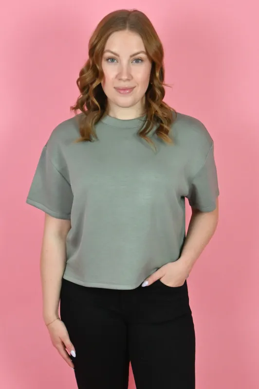 Tess Super Soft Tee sold by Valencia Boutique