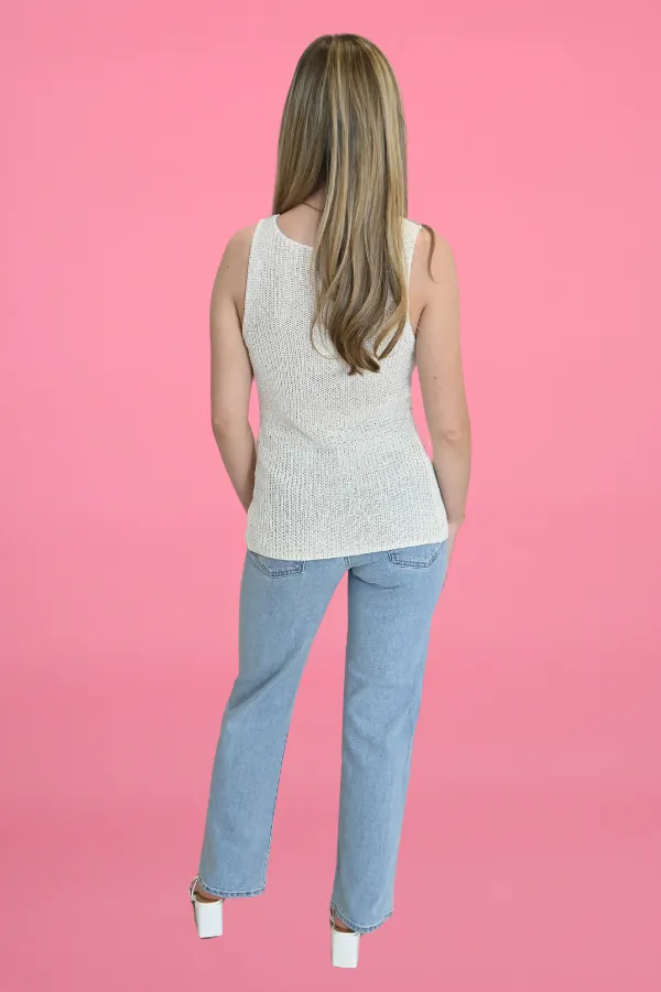 Knit Sleeveless Top sold by Valencia Boutique product image thumbnail 2