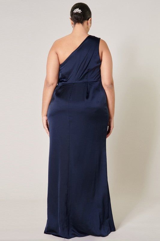 One Shoulder Maxi Dress (XS-3X) sold by Valencia Boutique product image thumbnail 2
