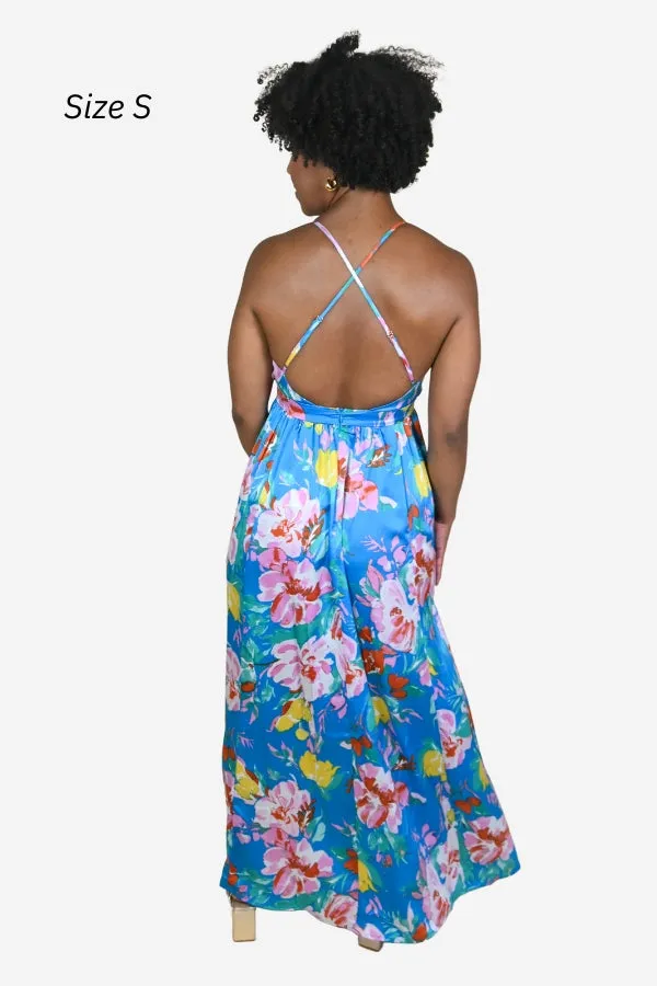 Tropical Skies Maxi Dress (S-3X) sold by Valencia Boutique product image thumbnail 3