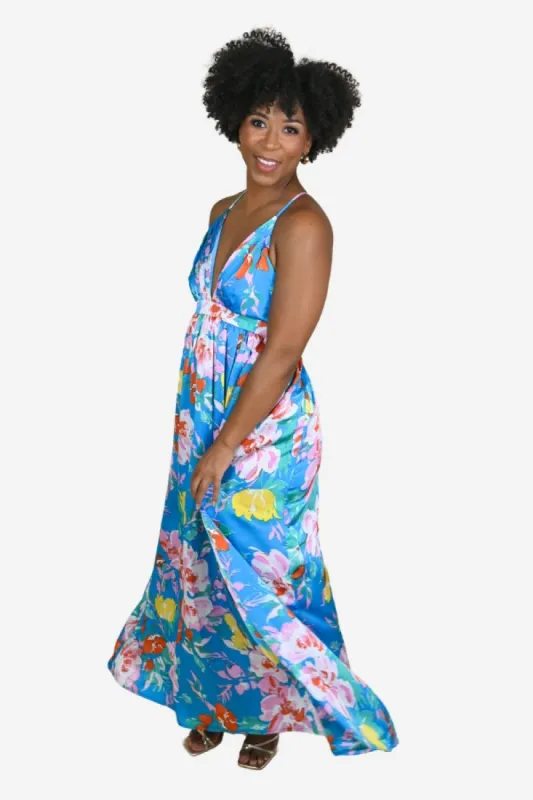 Tropical Skies Maxi Dress (S-3X) sold by Valencia Boutique